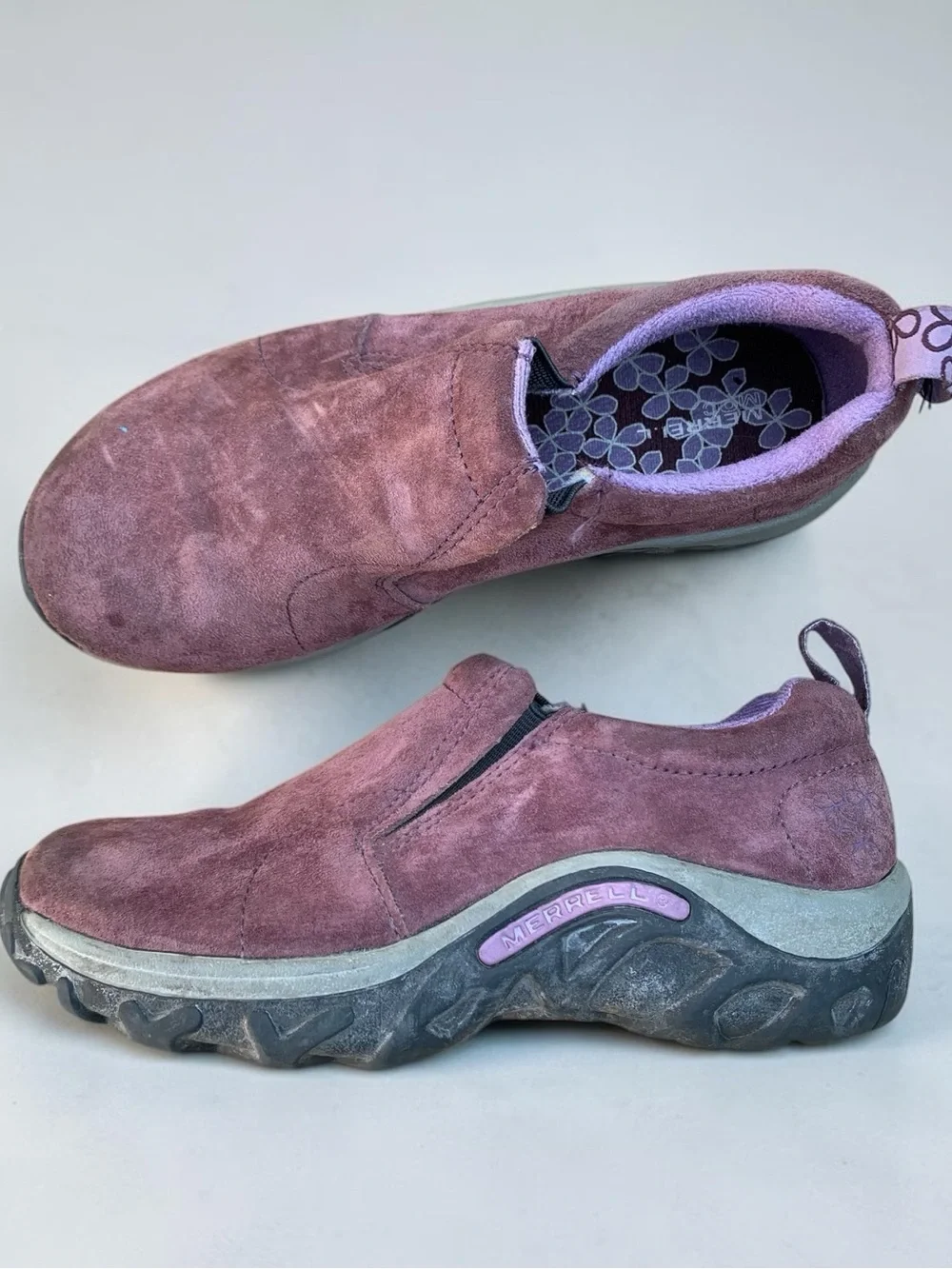 Merrell Kid’s Moccasin Slip On Outdoor Shoes Size 1